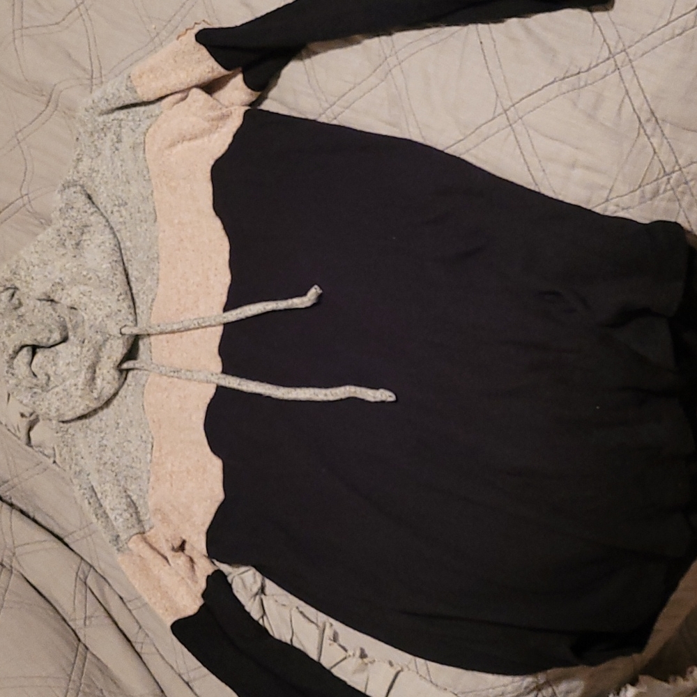 Market and Spruce super soft cowl neck top. Blk, Gray, Light Pink